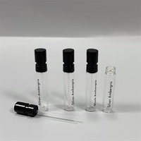 Flacons en verre de 1ml 2ml 3ml en gros d'usine échantillon personnalisé testeur de pulvérisation bouteille de parfum échantillon de parfum bouteilles en verre pour crème pour le visage