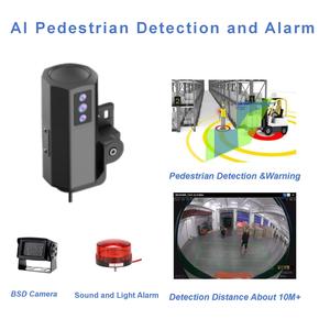 Caméra de tableau de bord 4G AI DSM avec reconnaissance faciale pour système de caméra CCTV de chariot élévateur - Product Image 5