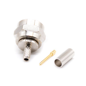 Rg58/rg59/rg6 טוויסט על מתאמי rf מחבר קואקסיאלי המחבר סוג נקבה הלחמה - Product Image 2