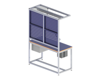 Mesa de Trabajo Inteligente RDEKONO de Aluminio Ajustable con Protección ESD para Electrónica, Personalizable por el Fabricante