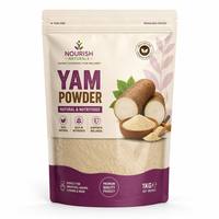 Sachet Doypack Personnalisé avec Logo pour Poudre de Yam 1kg, Sac Ziplock en Feuille d'Aluminium Qualité Alimentaire pour Emballage Alimentaire Sain