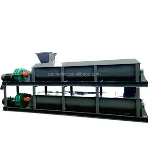 High quality coal charcoal double shaft mixer price factory sale
