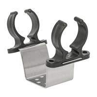 ISURE MARINE en acier inoxydable avec colliers de serrage en nylon Pinces de bouée de sauvetage Accessoires d'équipement de sauvetage pour bateaux et yachts