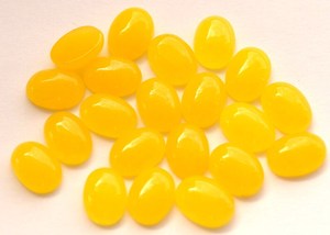 หยกธรรมชาติทรงรีสีเหลืองขนาด 4x6 มม. จำนวน 5 ชิ้น สำหรับทำเครื่องประดับ ลดราคาพิเศษจากอินเดีย - Product Image 2
