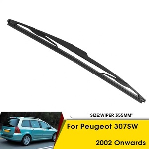 Accessoires de voiture, balai d'<span class=keywords><strong>essuie</strong></span>-<span class=keywords><strong>glace</strong></span> arrière, pare-brise arrière, 355 mm pour Peugeot 307SW à partir de 2002 - Product Image 1
