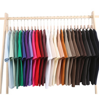 T-shirt Homme Streetwear Oversize à Épaules Tombantes en Coton 100% Lourd, Impression Personnalisée de Haute Qualité, T-shirt Vierge Tricoté