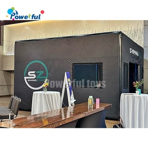 Phổ biến ngoài trời tổ chức sự kiện cho thuê thể thao <span class=keywords><strong>Inflatable</strong></span> Golf Simulator lều với màn hình - Product Image 2