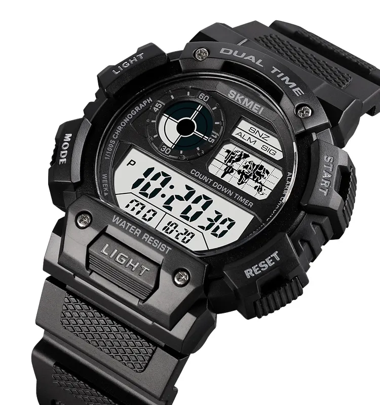 SKMEI 1723 Digital LED Waterproof Wristwatches Camouflage Watches men's sports watch
