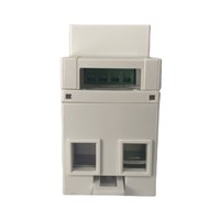 Compteur d'énergie monophasé Chint DDSU666 230V 60A 80A RS485 Modbus Version anglaise Rail DIN Compteur de puissance bidirectionnel