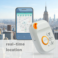 Mini traceur GPS personnel, alarme d'urgence SOS, dispositif de suivi GSM GPRS