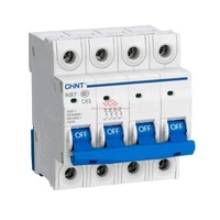 Disjoncteur miniature (MCB) CHINT NB7 1P 2P 3P 4P 1A-63A Courbes B C D sur rail DIN, 100 % neuf et original