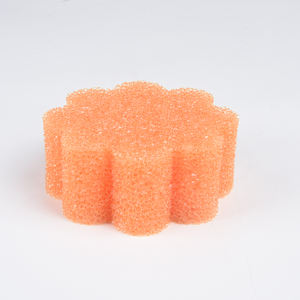 Gran oferta, depuradores de lana ecológicos de diseño personalizado multifuncional, <span class=keywords><strong>esponja</strong></span> de cara feliz, <span class=keywords><strong>esponja</strong></span> de flores para Cocina - Product Image 3