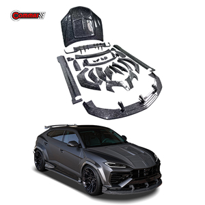 ชุดแต่งไวด์บอดี้คาร์บอนไฟเบอร์แบบแห้ง WD Style สำหรับ Lamborghini Urus SE จากโรงงานโดยตรง ประกอบด้วยลิ้นหน้า ดิฟฟิวเซอร์หลัง สเกิร์ตข้าง ปีกหลัง อัพเกรดเต็มรูปแบบ - Product Image 1