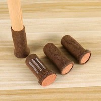 Tabouret silencieux en caoutchouc résistant à l'usure avec housse de protection des pieds pour table à manger et pieds de chaise