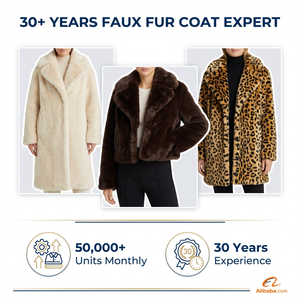Abrigo Largo de Piel Sintética para <span class=keywords><strong>Mujer</strong></span>, Nuevo Modelo 2025, Chaqueta de Invierno Cálida, Venta al por Mayor, Talla Grande, Elegante, Personalizable OEM - Product Image 4