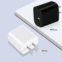 Chargeur mural rapide compact pour téléphone 30W avec ports Type-C et USB, prises US/EU/UK, charge PD3.0 pour tablette, téléphone portable, smartphone