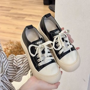 Bottes de randonnée décontractées pour femmes en cuir de vachette, à bout bicolore, basses, pour la marche lente, chaussures de loisirs confortables et tendance - Product Image 2