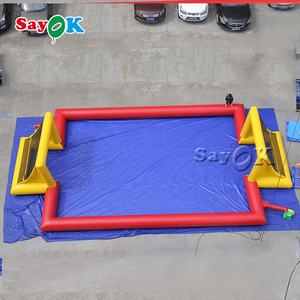 Terrain de football interactif <span class=keywords><strong>géant</strong></span> pour aire de <span class=keywords><strong>jeux</strong></span>, terrain de football gonflable extérieur, <span class=keywords><strong>jeux</strong></span> gonflables - Product Image 3