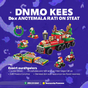 8967 juguete de construcción de dibujos animados de Navidad <span class=keywords><strong>Mini</strong></span> figuras de acción Santa Claus calcetín árbol niños juegos de bloques de construcción de plástico modelo - Product Image 3