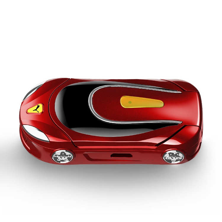 Small Flip Cellphone Mp3 Mp4 Fm Radio Sms Mms Camera Flashlight Dual Sim Cards Car Model Mini Mobile Phone