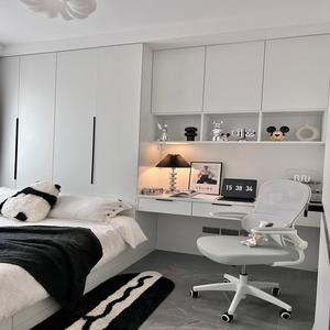 Lit Tatami Moderne Multifonctionnel avec Rangement Intégré, Meubles <span class=keywords><strong>de</strong></span> Chambre d'Enfant Sur Mesure Dotés <span class=keywords><strong>de</strong></span> Charnières à Fermeture Douce - Product Image 2