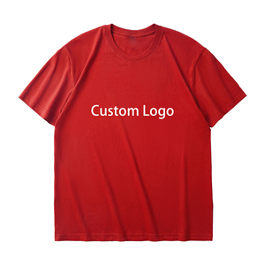 เสื้อยืดโอเวอร์ไซส์คลาสสิกสำหรับผู้ชาย ออกแบบเองได้ พิมพ์ลายด้วยระบบ DTG ผ้าฝ้ายแท้ ขายส่ง เสื้อยืดเรียบง่ายสำหรับผู้ใหญ่ - Product Image 1
