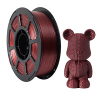 Filament d'imprimante 3D PETG Cuivre Métallique 1kg Bobine 1.75mm Texture Métallique Brillante Faible Déformation Anti-Bouchon Vente en Gros Usine