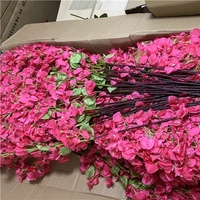 F-1078 Bougainvillier Artificiel Pas Cher, Arbre à Fleurs, Guirlande de Fleurs de Bougainvillier