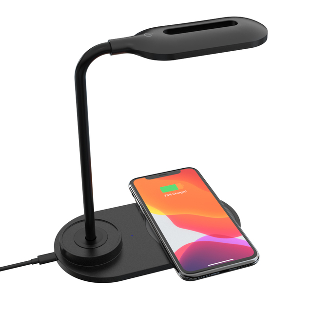 2022 New Trending Led Table Lamp Wireless Charger 10W Eco Friendly Material