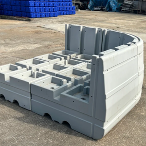 Flotteurs modulaires articulés en PEHD pour pontons de quai, résistants aux UV, pour maisons flottantes, villas et bateaux. - Product Image 1