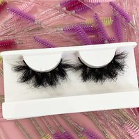 Faux cils à bande transparente 3D en vison synthétique, personnalisables avec logo, vente en gros, cils super volumineux, fournisseur