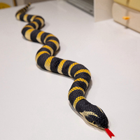 Peluche serpent douce peluche personnalisée Nouvelle simulation d'animal Grande peluche serpent