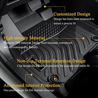 Protection contre les intempéries Tapis de sol de voiture 3D TPE Tapis de sol Tapis de coffre pour Subaru Outback 2019-