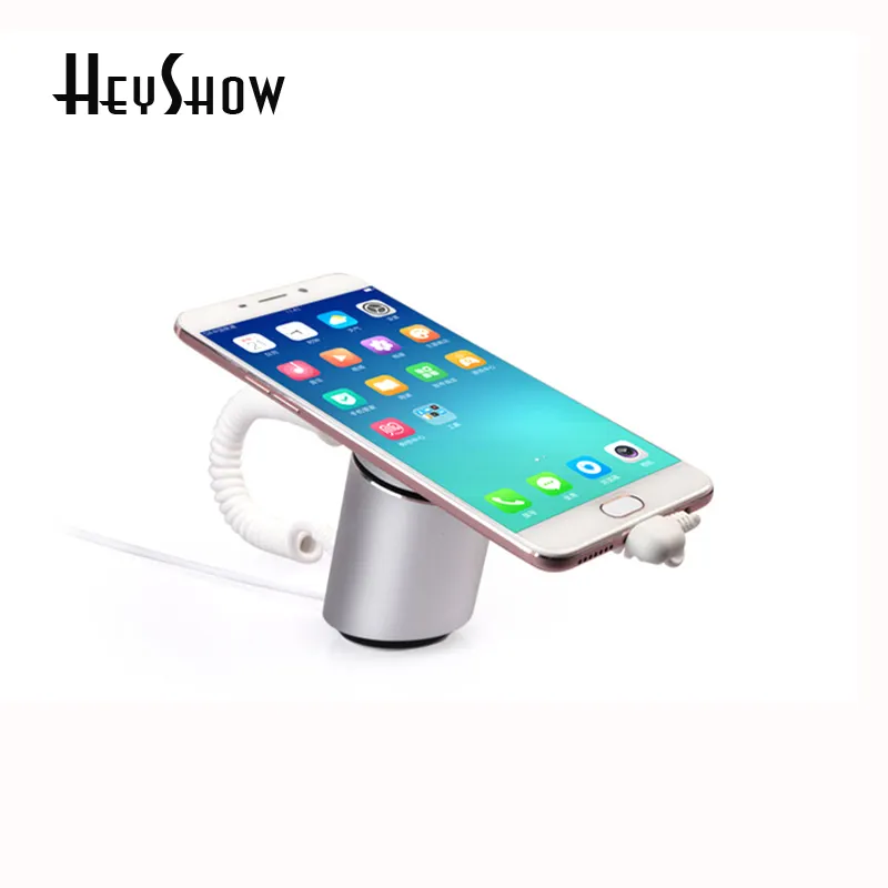 Alloy Mobile Phone Security Stand Display Alarm halter Handy Einbruch alarm Anti-Diebstahl-Halterung mit Lade funktion