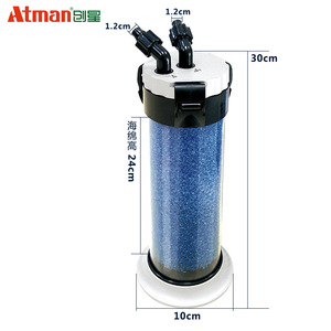<span class=keywords><strong>ATMAN</strong></span> CF-600/800/1000/1200 Bidon en plastique écologique pour filtre externe d'aquarium 740L H Garantie 2L 4.8L - Product Image 3