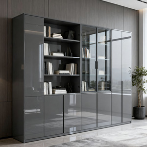 Tùy chỉnh 1220*2440 mét độ bóng cao Acrylic MDF Board 3D tấm Tường màu rắn cho đồ nội thất cửa sàn hội thảo ngoài trời E1 - Product Image 1