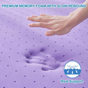 أفضل سعر لبطانة اللافندر الغامق وسادة تبريد من الأعلى - Product Image 2