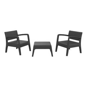 Set da Giardino in Plastica Stampata a Iniezione - Miami Tte--Tte Design Elegante e Durevole - Product Image 1