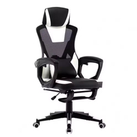 Chaise de bureau ergonomique de haute qualité avec coussin moelleux pour le jeu, idéale pour le bureau à domicile et les salles de réunion