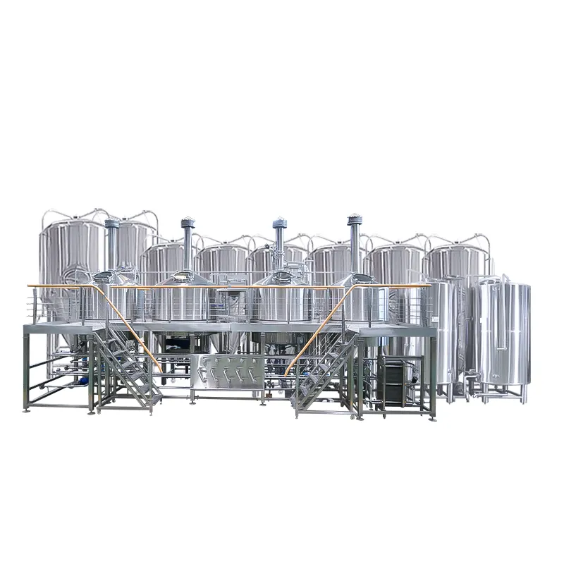 Electric Heated 10bbl 15bbl 20bbl Complete Craft Beer Plant Equipment Brewhouse Cellar Filling Line