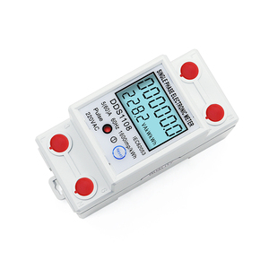 LCD 220Vac với đèn nền kỹ thuật số duy nhất giai đoạn thiết lập lại Zero năng lượng mét kWh Điện áp hiện tại Điện năng tiêu thụ mét - Product Image 5