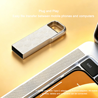Flashdisk USB Kapasitas Asli 32GB 64GB 128GB Pen Drive Metal USB Memory Stick 16gb 8gb Logo Laser