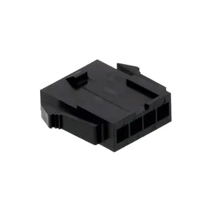 PCB连接器供应商436400400外壳插头4位3.00mm 43640-0400连接器系列微配合3.0 43640黑色