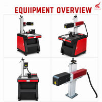Marqueur laser à fibre MOPA CKMACHINE 100W 200W 300W 500W pour la gravure profonde sur les surfaces incurvées en acier inoxydable, en métal et en alliage