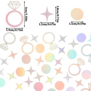 اصل جديد قصاصات عيد ميلاد سعيد ، ورق استحمام الطفل حلويات لديكور - Product Image 5