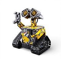 Ensemble de blocs de construction en plastique à l'échelle 1:8 Wall-E, jouet éducatif de construction pour enfants (unisexe) - Modèle moderne à construire soi-même