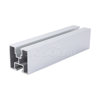 Rails en aluminium solaires, kit de supports de montage solaire, rails pour panneaux solaires, supports de toit solaires