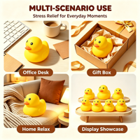 Grand Canard Squishy, Jouet à Presser Animal de Dessin Animé, Jouet Sensoriel Anti-Stress Personnalisé en Gros pour Enfants et Articles Souvenirs en Gros