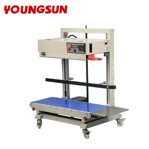 YOUNGSUN Large Bag Sealing Machine 8-63CM Höhen verstellbar FR-1100V vertikale kontinuierliche Hitze Plastiktüte Band Sealer