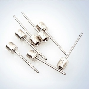 ActEarlier 1 confezione da 100 pezzi in metallo resistente durevole palla per bicicletta pompa ago per pallacanestro pallavolo pallone da <span class=keywords><strong>Rugby</strong></span> palla in PVC - Product Image 4